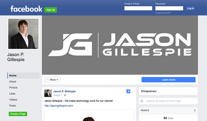 Jason Gillespie Facebook