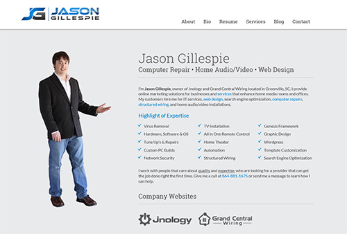 Web Design by Jason Gillespie